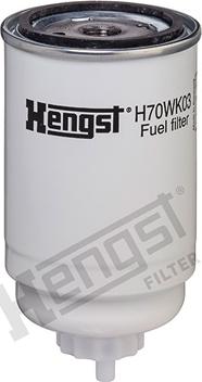 Hengst Filter H70WK03 - Горивен филтър vvparts.bg