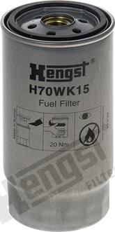 Hengst Filter H70WK15 - Горивен филтър vvparts.bg