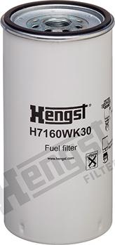 Hengst Filter H7160WK30 - Горивен филтър vvparts.bg