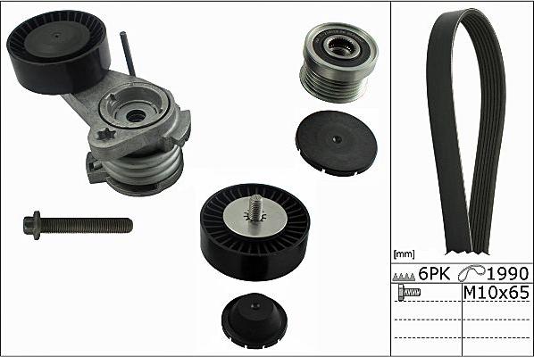 Hepu 20-1850 - Комплект пистов ремък vvparts.bg