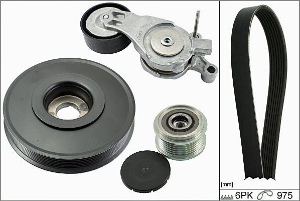 Hepu 20-1860 - Комплект пистов ремък vvparts.bg