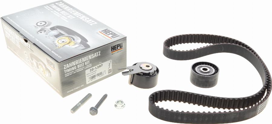 Hepu 20-1297 - Комплект ангренажен ремък vvparts.bg