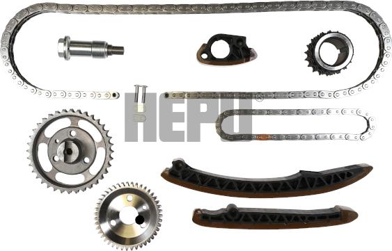 Hepu 21-0096 - Комплект ангренажна верига vvparts.bg