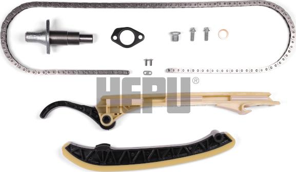 Hepu 21-0294 - Комплект ангренажна верига vvparts.bg