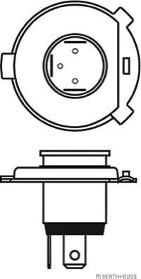 Herth+Buss Elparts 89901098 - Крушка с нагреваема жичка, фар за дълги светлини vvparts.bg