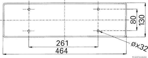 Herth+Buss Elparts 83840585 - Задни светлини vvparts.bg