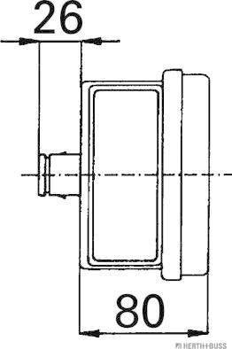 Herth+Buss Elparts 83840585 - Задни светлини vvparts.bg