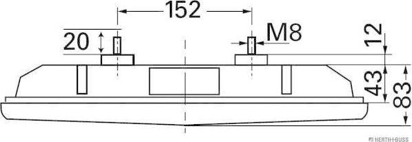 Herth+Buss Elparts 83830365 - Задни светлини vvparts.bg