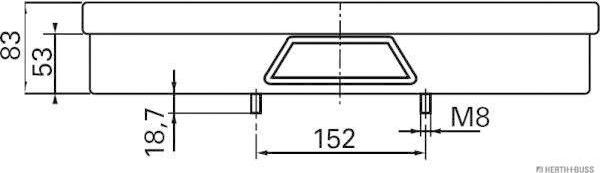 Herth+Buss Elparts 83840545 - Задни светлини vvparts.bg