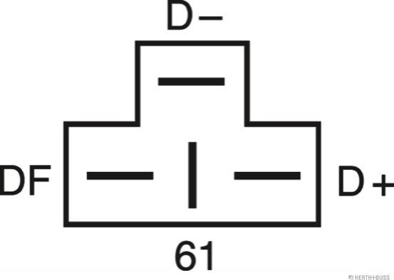 Herth+Buss Elparts 35003011 - Регулатор на генератор vvparts.bg