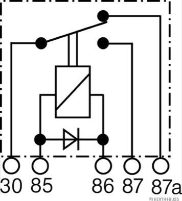 Herth+Buss Elparts 75614180 - Реле, работен ток vvparts.bg