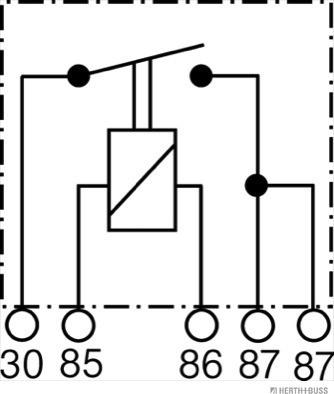 Herth+Buss Elparts 75613212 - Реле, работен ток vvparts.bg