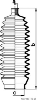 Herth+Buss Jakoparts J4105004 - Комплект маншон, кормилно управление vvparts.bg