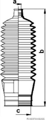 Herth+Buss Jakoparts J4106004 - Комплект маншон, кормилно управление vvparts.bg