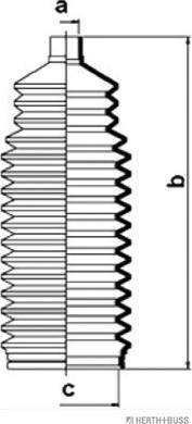 Herth+Buss Jakoparts J4102008 - Комплект маншон, кормилно управление vvparts.bg