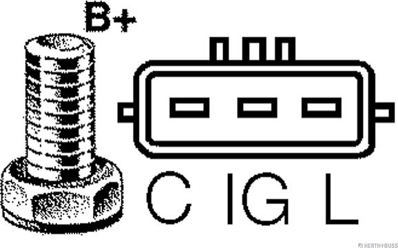 Herth+Buss Jakoparts J5118020 - Генератор vvparts.bg