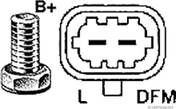 Herth+Buss Jakoparts J5110919 - Генератор vvparts.bg