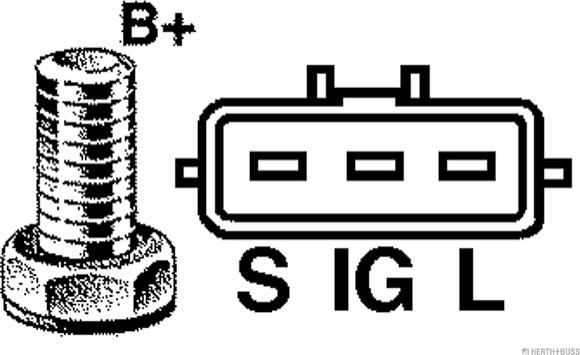 Herth+Buss Jakoparts J5112096 - Генератор vvparts.bg