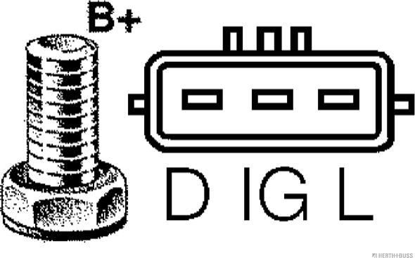 Herth+Buss Jakoparts J5118034 - Генератор vvparts.bg