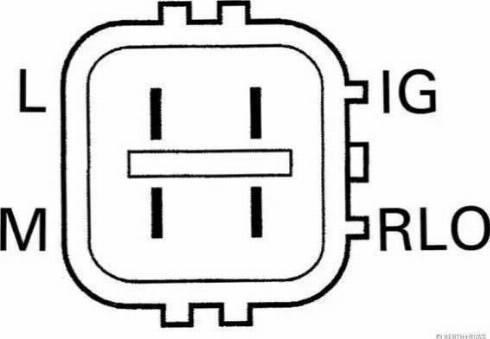 Herth+Buss Jakoparts J5112154 - Генератор vvparts.bg