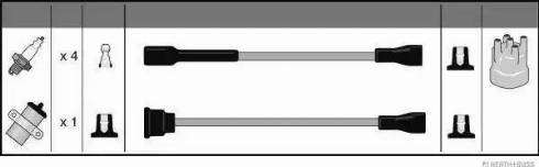 Herth+Buss Jakoparts J5390000 - Комплект запалителеи кабели vvparts.bg