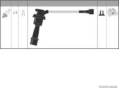 Herth+Buss Jakoparts J5380501 - Комплект запалителеи кабели vvparts.bg