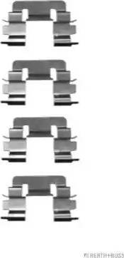 Herth+Buss Jakoparts J3662015 - Комплект принадлежности, дискови накладки vvparts.bg