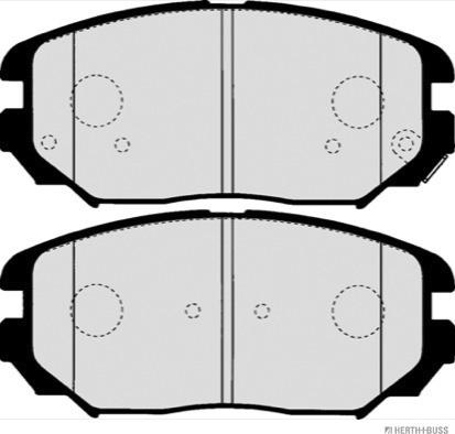 Herth+Buss Jakoparts J3600544 - Комплект спирачно феродо, дискови спирачки vvparts.bg