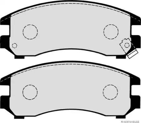 Herth+Buss Jakoparts J3601035 - Комплект спирачно феродо, дискови спирачки vvparts.bg