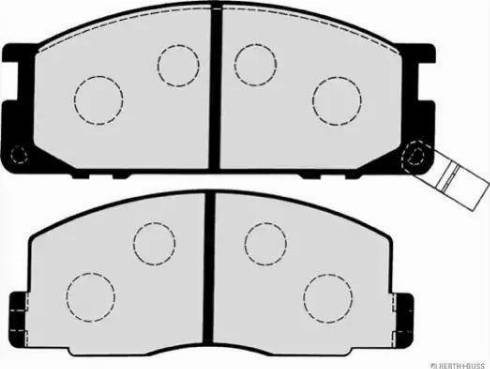 Herth+Buss Jakoparts J3602059 - Комплект спирачно феродо, дискови спирачки vvparts.bg