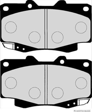 Herth+Buss Jakoparts J3602023 - Комплект спирачно феродо, дискови спирачки vvparts.bg