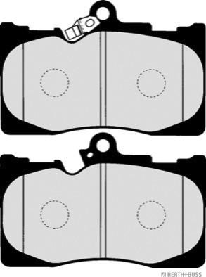 Herth+Buss Jakoparts J3602120 - Комплект спирачно феродо, дискови спирачки vvparts.bg