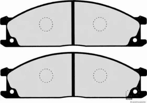 Herth+Buss Jakoparts J3607008 - Комплект спирачно феродо, дискови спирачки vvparts.bg