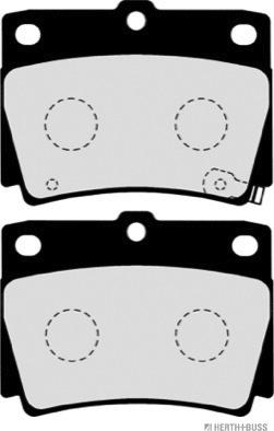 Herth+Buss Jakoparts J3615011 - Комплект спирачно феродо, дискови спирачки vvparts.bg