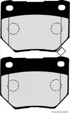 Herth+Buss Jakoparts J3611029 - Комплект спирачно феродо, дискови спирачки vvparts.bg