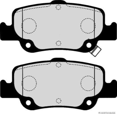 Triscan 0 986 494 182 - Комплект спирачно феродо, дискови спирачки vvparts.bg