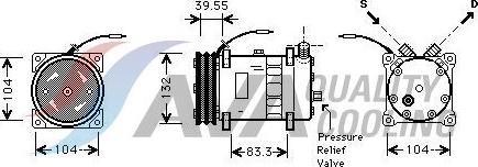 HIGHWAY AUTOMOTIVE 45057001 - Компресор, климатизация vvparts.bg