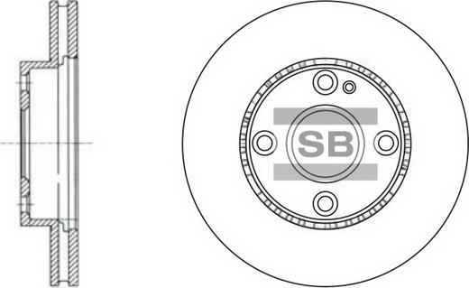 Hi-Q SD4404 - Спирачен диск vvparts.bg