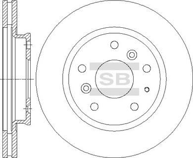 Hi-Q SD4413 - Спирачен диск vvparts.bg