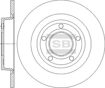 Hi-Q SD4427 - Спирачен диск vvparts.bg