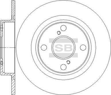 Hi-Q SD4699 - Спирачен диск vvparts.bg