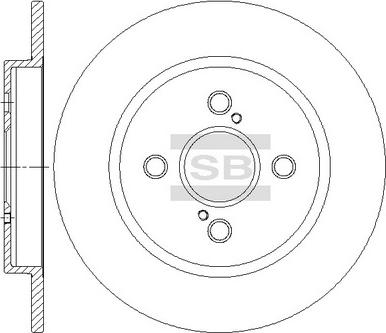 Hi-Q SD4695 - Спирачен диск vvparts.bg