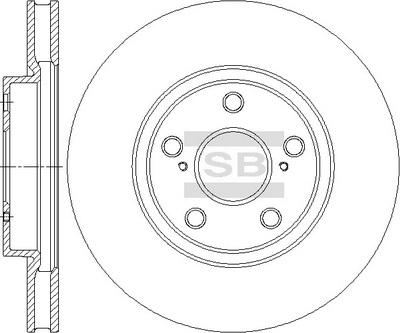 Hi-Q SD4693 - Спирачен диск vvparts.bg