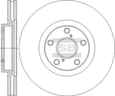 Hi-Q SD4643 - Спирачен диск vvparts.bg