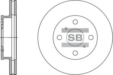 Hi-Q SD4613 - Спирачен диск vvparts.bg