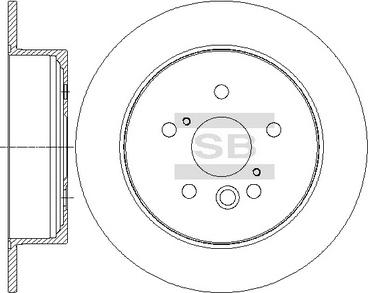 Hi-Q SD4623 - Спирачен диск vvparts.bg