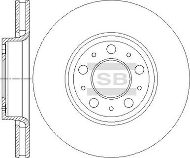 Hi-Q SD4674 - Спирачен диск vvparts.bg