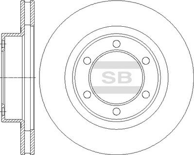 Hi-Q SD4044 - Спирачен диск vvparts.bg