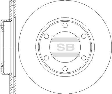 Hi-Q SD4043 - Спирачен диск vvparts.bg