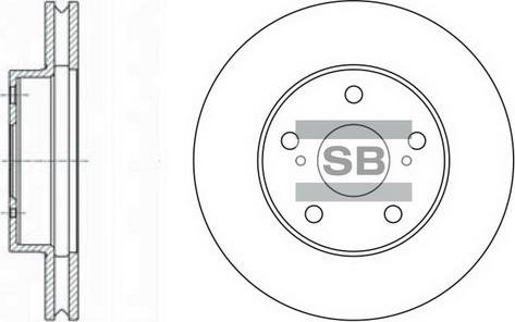 Hi-Q SD4014 - Спирачен диск vvparts.bg